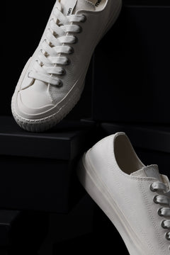 画像をギャラリービューアに読み込む, Y's for men LOW TOP SNEAKER / COTTON CANVAS (WHITE)