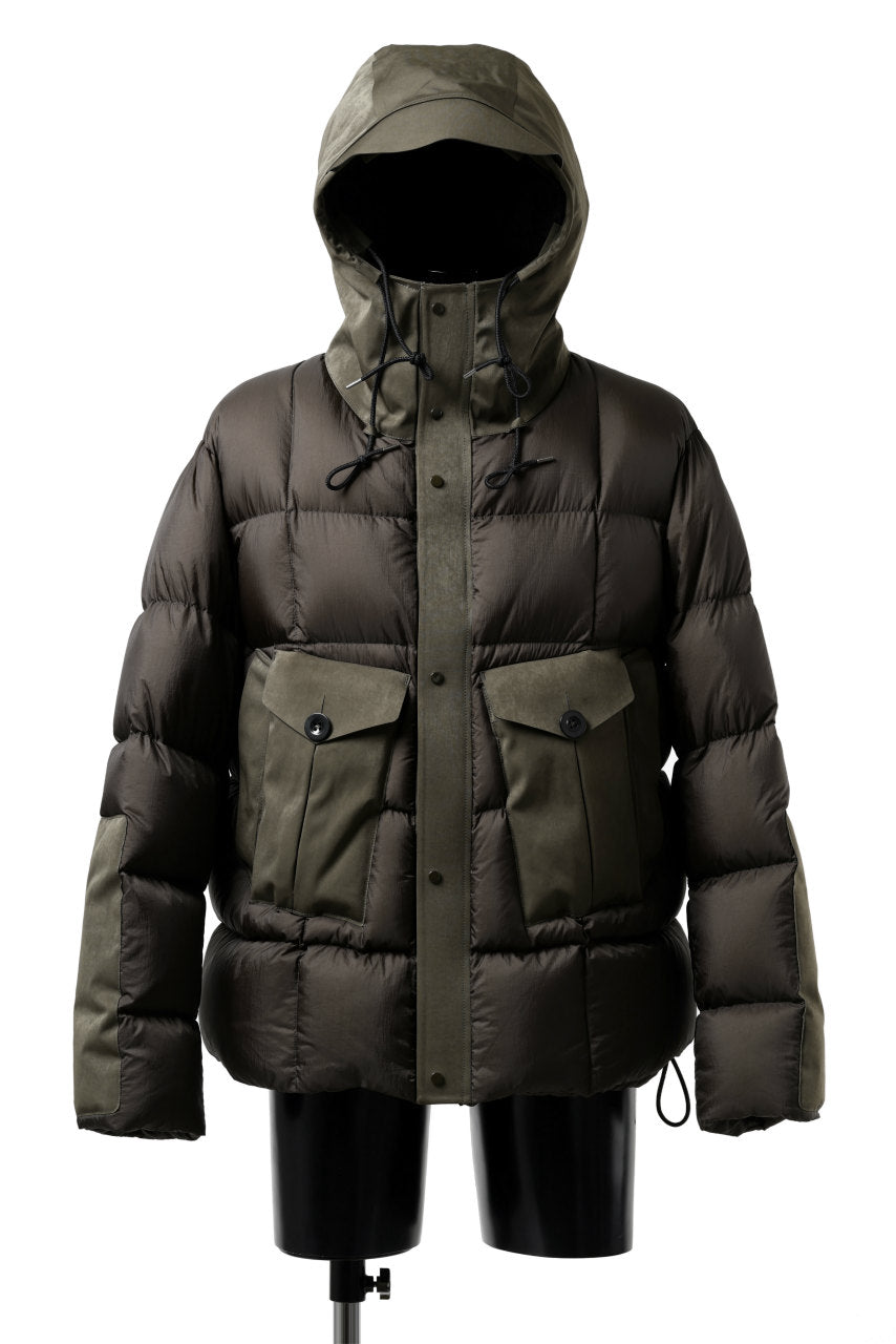 画像をギャラリービューアに読み込む, Ten c TEMPEST COMBO DOWN JACKET (DARK OLIVE)