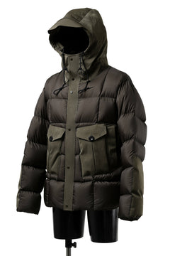 画像をギャラリービューアに読み込む, Ten c TEMPEST COMBO DOWN JACKET (DARK OLIVE)