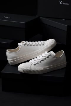 画像をギャラリービューアに読み込む, Y's for men LOW TOP SNEAKER / COTTON CANVAS (WHITE)
