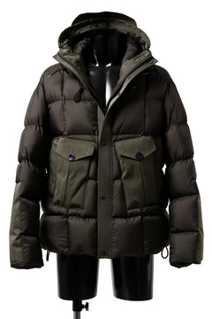 画像をギャラリービューアに読み込む, Ten c TEMPEST COMBO DOWN JACKET (DARK OLIVE)