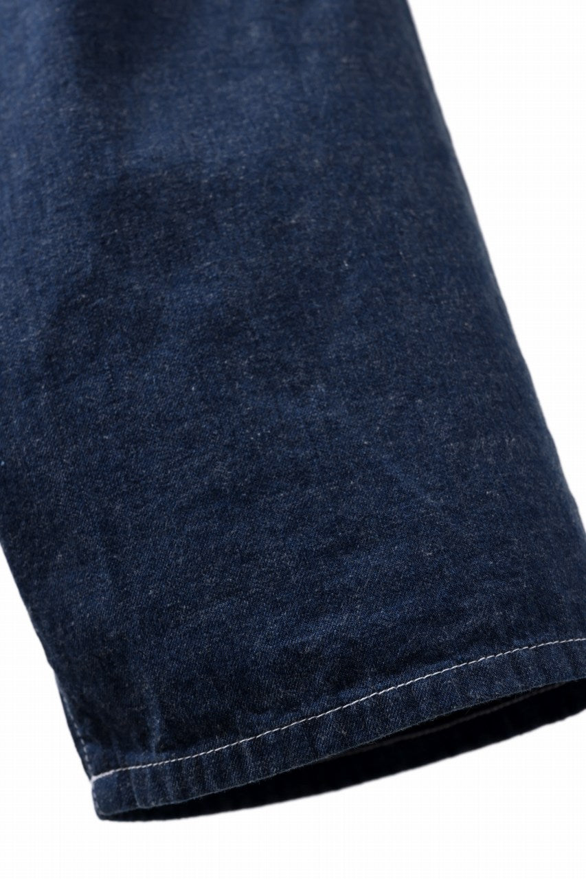 画像をギャラリービューアに読み込む, N/07 WIDE-TAPARED JEANS / 7.3oz CHAMBRAY DENIM (INDIGO ONE WASHED)