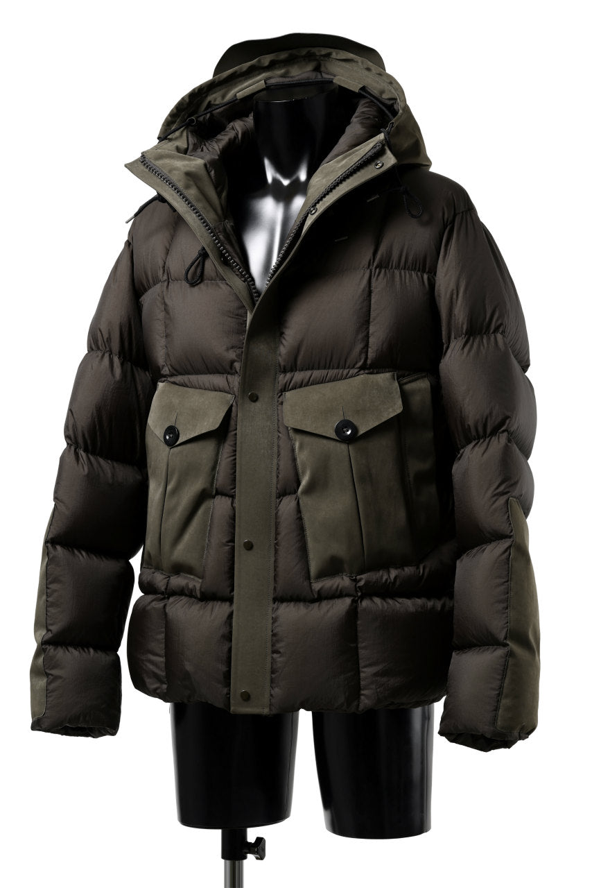 画像をギャラリービューアに読み込む, Ten c TEMPEST COMBO DOWN JACKET (DARK OLIVE)