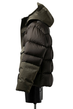 画像をギャラリービューアに読み込む, Ten c TEMPEST COMBO DOWN JACKET (DARK OLIVE)