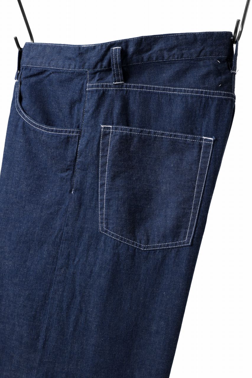 画像をギャラリービューアに読み込む, N/07 WIDE-TAPARED JEANS / 7.3oz CHAMBRAY DENIM (INDIGO ONE WASHED)