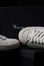 画像をギャラリービューアに読み込む, Y&#39;s for men LOW TOP SNEAKER / COTTON CANVAS (WHITE)