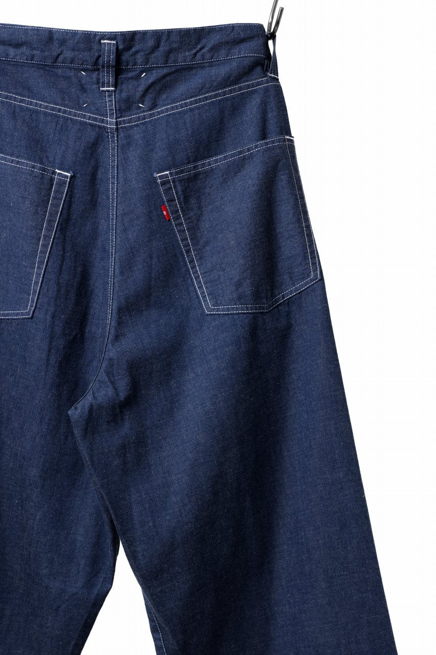画像をギャラリービューアに読み込む, N/07 WIDE-TAPARED JEANS / 7.3oz CHAMBRAY DENIM (INDIGO ONE WASHED)
