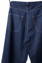 画像をギャラリービューアに読み込む, N/07 WIDE-TAPARED JEANS / 7.3oz CHAMBRAY DENIM (INDIGO ONE WASHED)