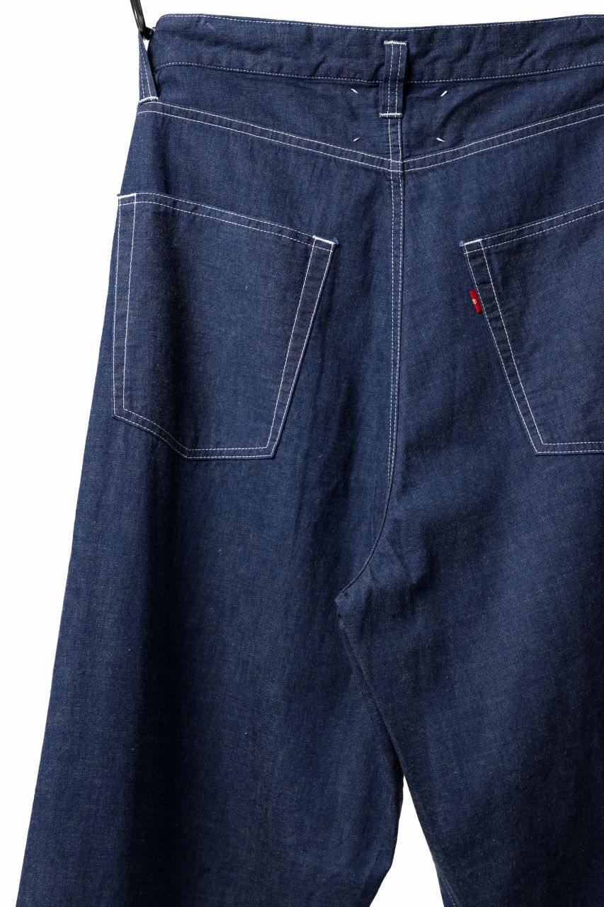 画像をギャラリービューアに読み込む, N/07 WIDE-TAPARED JEANS / 7.3oz CHAMBRAY DENIM (INDIGO ONE WASHED)