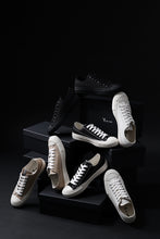 画像をギャラリービューアに読み込む, Y's for men LOW TOP SNEAKER / COTTON CANVAS (BLACK x WHITE)