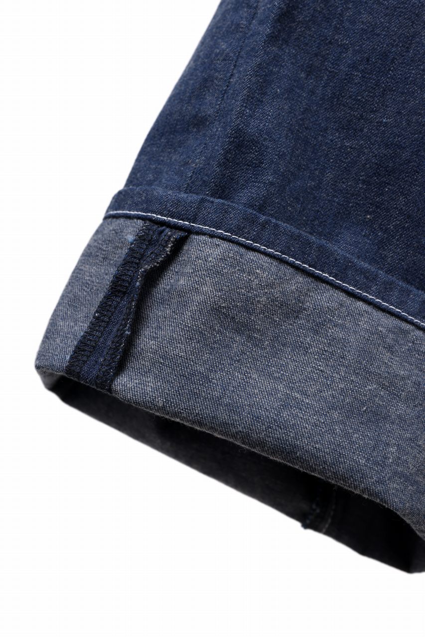 画像をギャラリービューアに読み込む, N/07 WIDE-TAPARED JEANS / 7.3oz CHAMBRAY DENIM (INDIGO ONE WASHED)