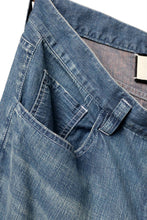 画像をギャラリービューアに読み込む, N/07 WIDE-TAPARED JEANS / 7.3oz CHAMBRAY DENIM (INDIGO USED)