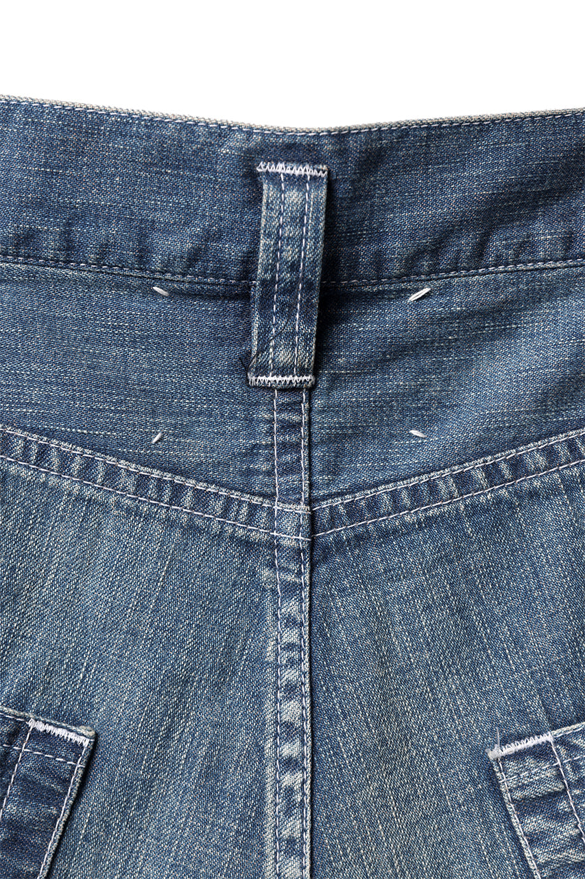 画像をギャラリービューアに読み込む, N/07 WIDE-TAPARED JEANS / 7.3oz CHAMBRAY DENIM (INDIGO USED)