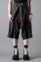 画像をギャラリービューアに読み込む, A.F ARTEFACT ZIP FOLDING TUCK SHORTS / PAISLEY JACQUARD (BLACK)