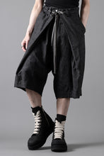画像をギャラリービューアに読み込む, A.F ARTEFACT ZIP FOLDING TUCK SHORTS / PAISLEY JACQUARD (BLACK)