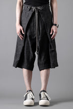 画像をギャラリービューアに読み込む, A.F ARTEFACT ZIP FOLDING TUCK SHORTS / PAISLEY JACQUARD (BLACK)