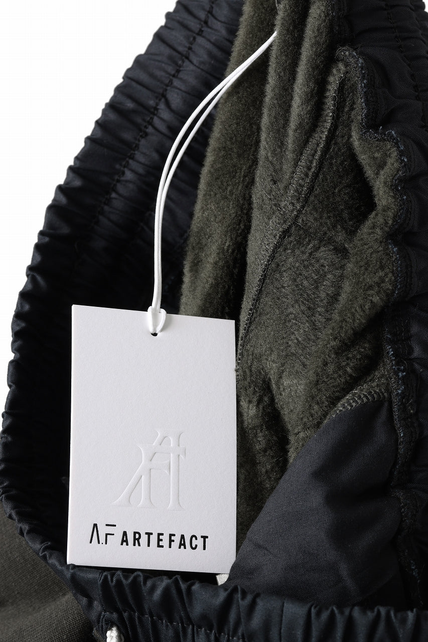 画像をギャラリービューアに読み込む, A.F ARTEFACT BOMBER HEAT BELTED SARROUEL CARGO PANTS (KHAKI)