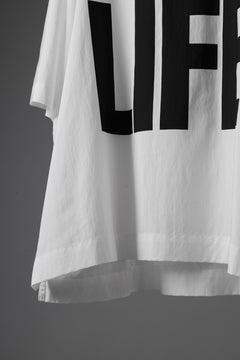 画像をギャラリービューアに読み込む, KATHARINE HAMNETT FABRIC SLOGAN TEE / CHOOSE LIFE (WHITE)