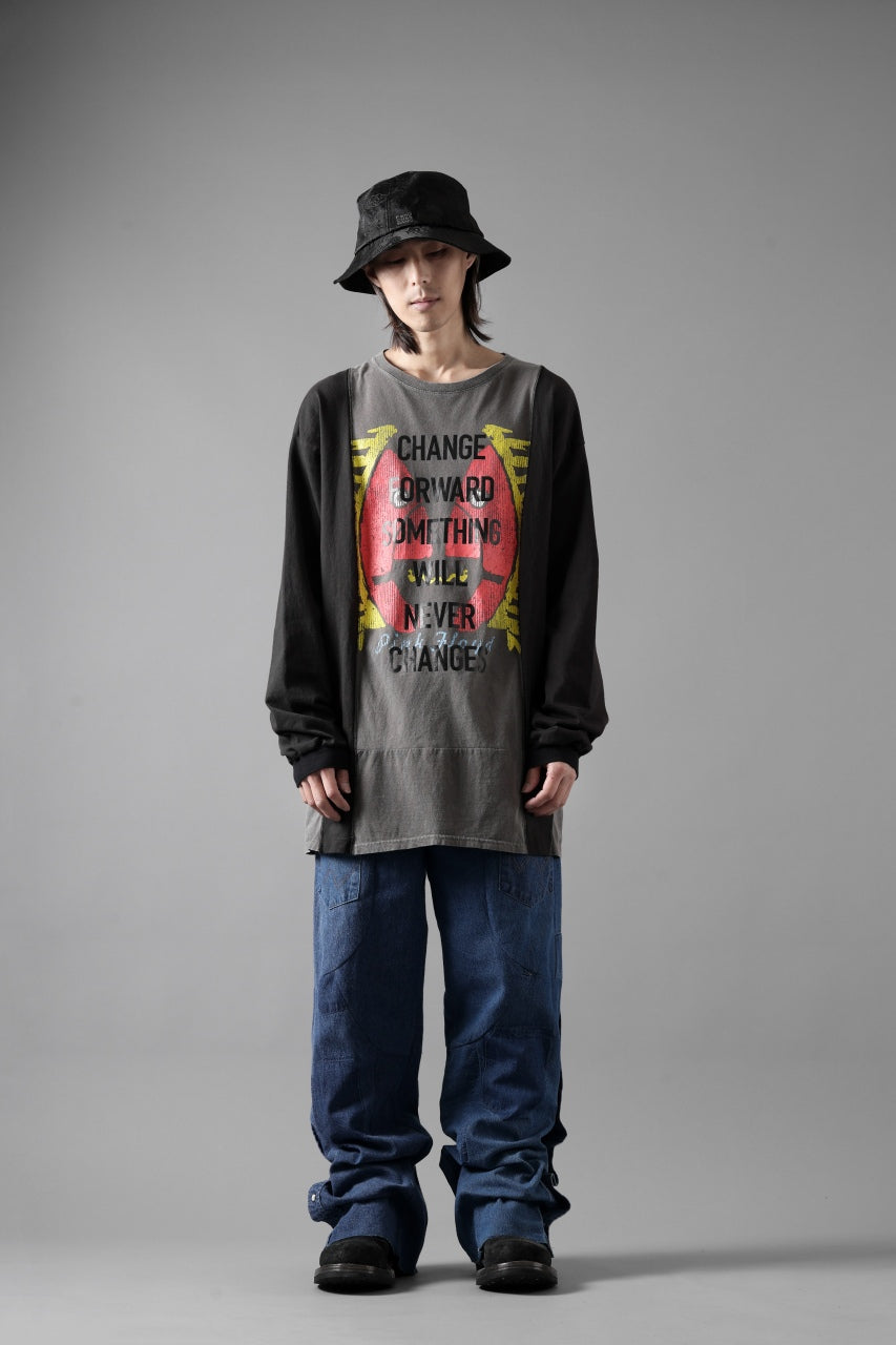 画像をギャラリービューアに読み込む, CHANGES LOOSEY REMAKE PANTS  / MADE BY VTG Wrangler SHIRT (INDIGO #A)