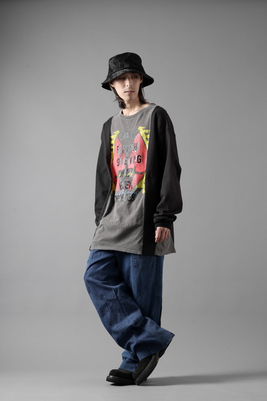 画像をギャラリービューアに読み込む, CHANGES LOOSEY REMAKE PANTS  / MADE BY VTG Wrangler SHIRT (INDIGO #A)