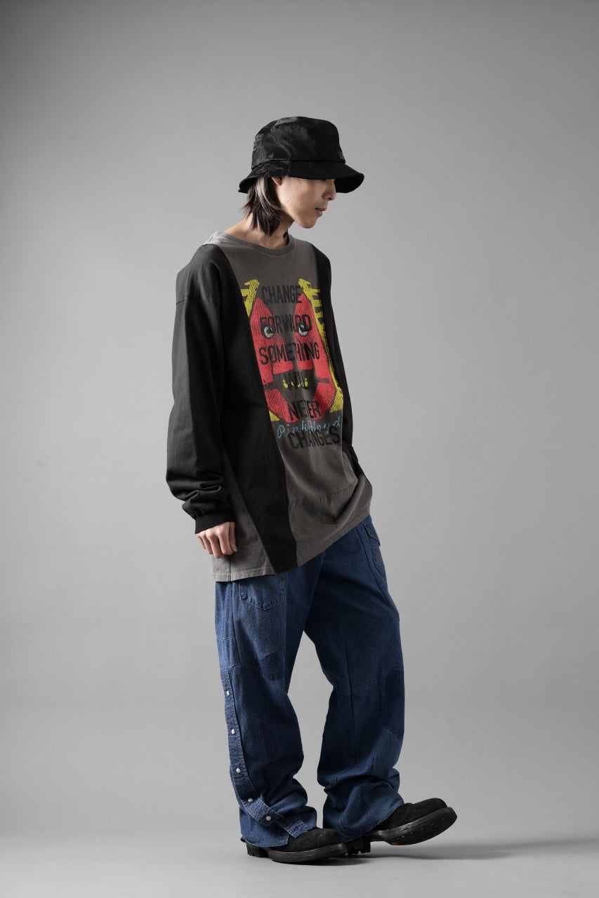 画像をギャラリービューアに読み込む, CHANGES LOOSEY REMAKE PANTS  / MADE BY VTG Wrangler SHIRT (INDIGO #A)