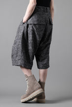 画像をギャラリービューアに読み込む, A.F ARTEFACT ZIP FOLDING TUCK SHORTS / PAISLEY JACQUARD (D.GREY)