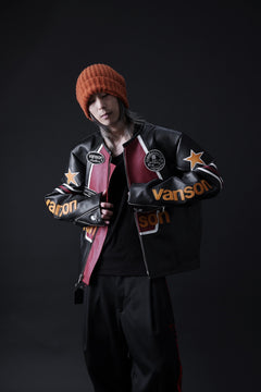 画像をギャラリービューアに読み込む, mastermind WORLD × VANSON STAR JACKET (BLACK)