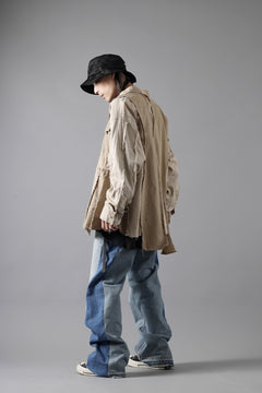画像をギャラリービューアに読み込む, CHANGES CRAZY PANEL SHIRT - MADE BY 50's WORK SHIRT (BEIGE #A)