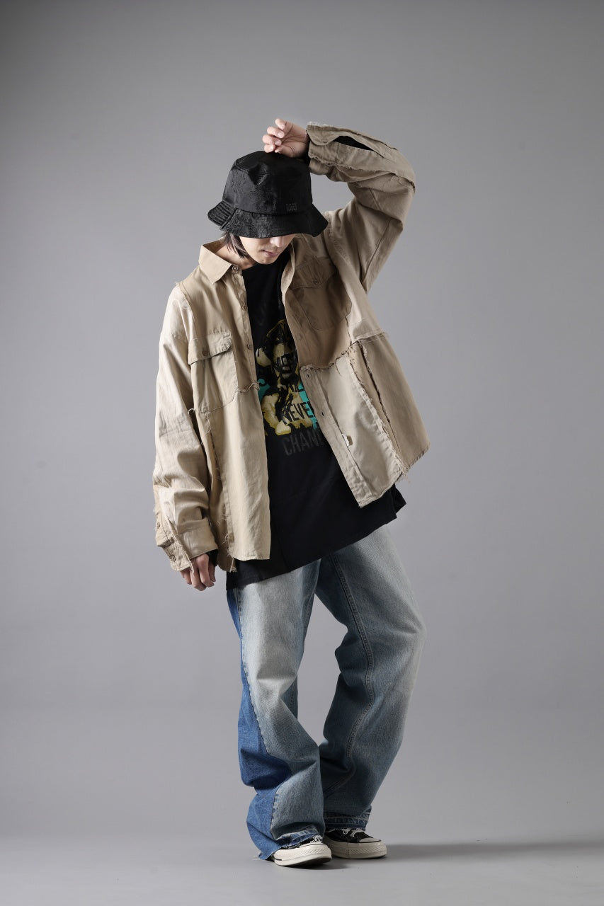 画像をギャラリービューアに読み込む, CHANGES BAGGY DENIM PANTS MADE BY VTG LEVI’S JEANS (INDIGO)