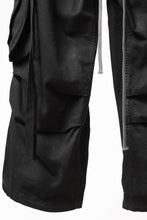画像をギャラリービューアに読み込む, A.F ARTEFACT EXTREME WIDE CARGO PANTS / COATING TWILL (BLACK)