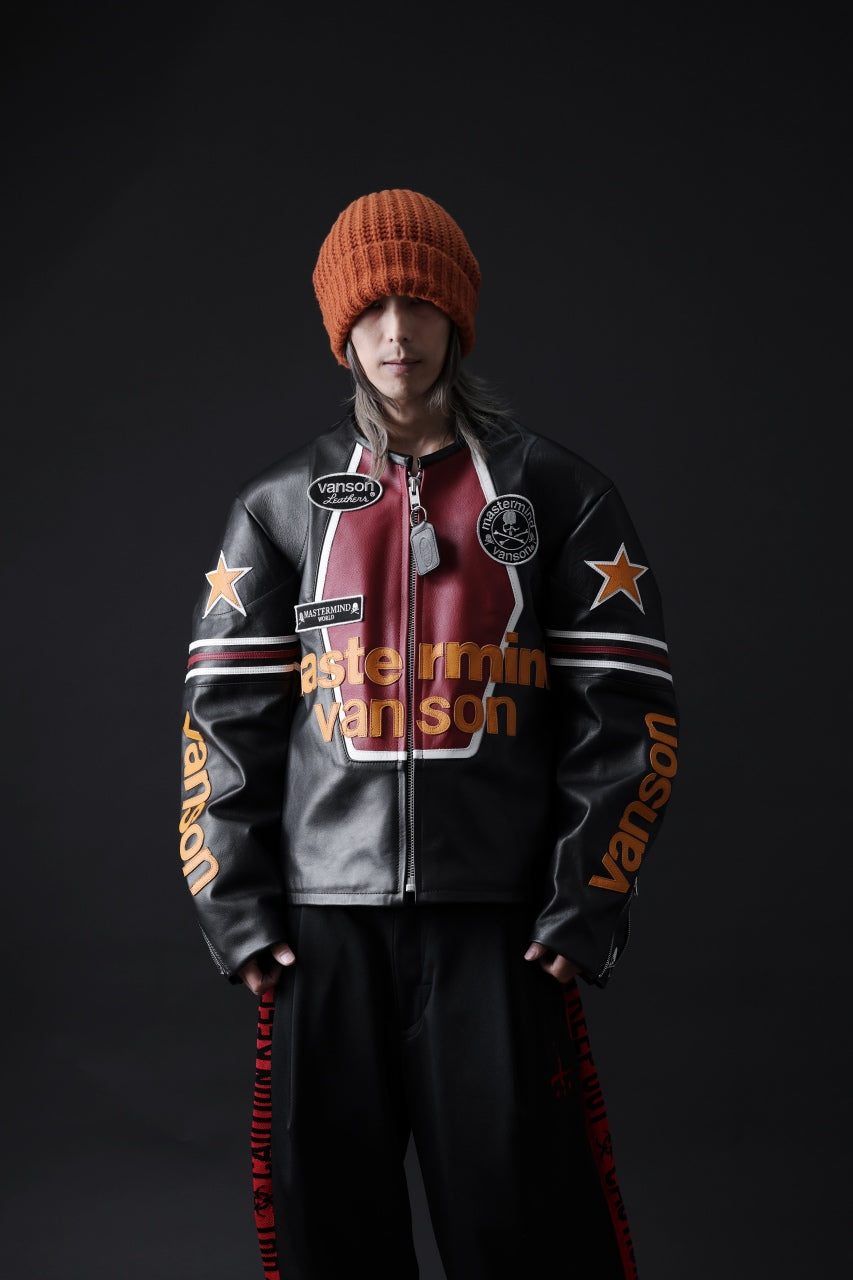 画像をギャラリービューアに読み込む, mastermind WORLD × VANSON STAR JACKET (BLACK)