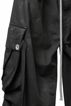 画像をギャラリービューアに読み込む, A.F ARTEFACT EXTREME WIDE CARGO PANTS / COATING TWILL (BLACK)