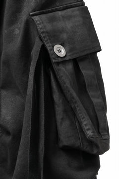 画像をギャラリービューアに読み込む, A.F ARTEFACT EXTREME WIDE CARGO PANTS / COATING TWILL (BLACK)