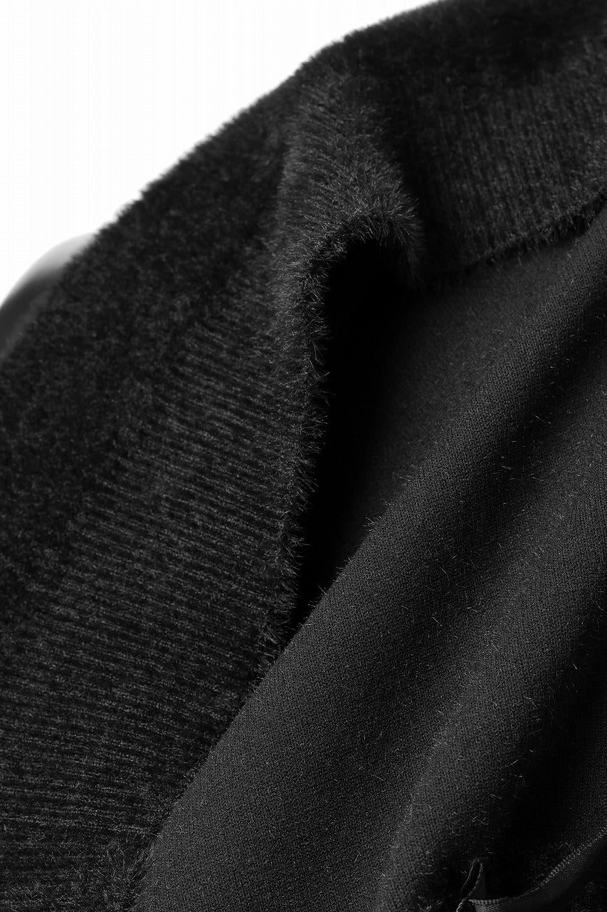 画像をギャラリービューアに読み込む, TARO HORIUCHI / th products Mole Turtle Knit / feather mogol shaggy knit (black)