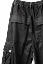 画像をギャラリービューアに読み込む, A.F ARTEFACT EXTREME WIDE CARGO PANTS / COATING TWILL (BLACK)