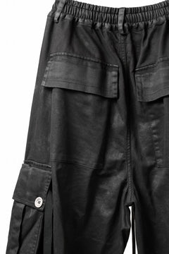 画像をギャラリービューアに読み込む, A.F ARTEFACT EXTREME WIDE CARGO PANTS / COATING TWILL (BLACK)