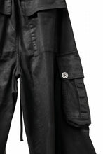 画像をギャラリービューアに読み込む, A.F ARTEFACT EXTREME WIDE CARGO PANTS / COATING TWILL (BLACK)
