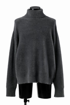 画像をギャラリービューアに読み込む, TARO HORIUCHI / th products Mole Turtle Knit / feather mogol shaggy knit (gray)