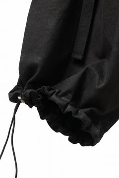 画像をギャラリービューアに読み込む, A.F ARTEFACT EXTREME WIDE CARGO PANTS / COATING TWILL (BLACK)