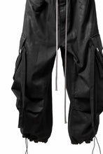 画像をギャラリービューアに読み込む, A.F ARTEFACT EXTREME WIDE CARGO PANTS / COATING TWILL (BLACK)