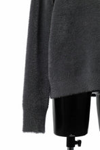 画像をギャラリービューアに読み込む, TARO HORIUCHI / th products Mole Turtle Knit / feather mogol shaggy knit (gray)