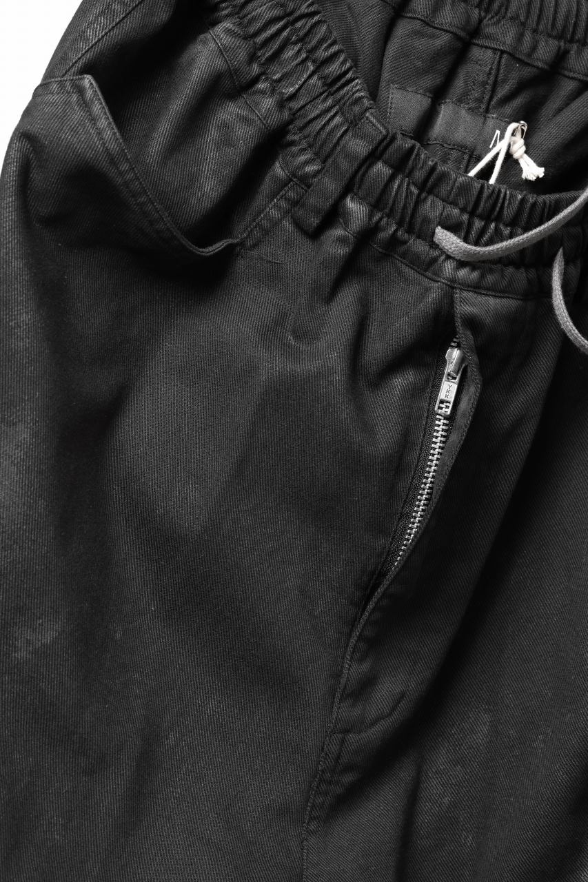 画像をギャラリービューアに読み込む, A.F ARTEFACT EXTREME WIDE CARGO PANTS / COATING TWILL (BLACK)