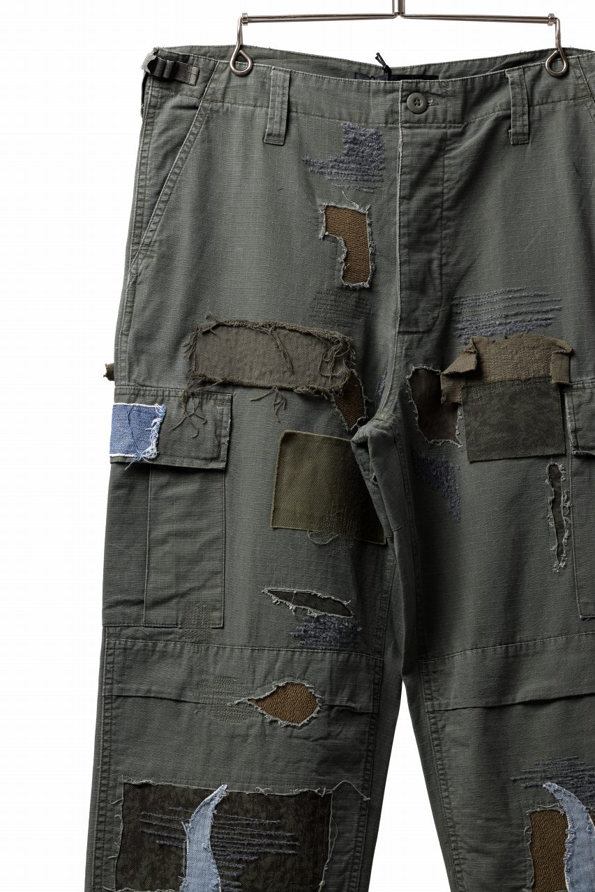 画像をギャラリービューアに読み込む, MASSIMO SABBADIN ARMY CARGO PANTS wt. FLAME DETAIL (ap)