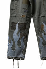 画像をギャラリービューアに読み込む, MASSIMO SABBADIN ARMY CARGO PANTS wt. FLAME DETAIL (ap)