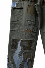 画像をギャラリービューアに読み込む, MASSIMO SABBADIN ARMY CARGO PANTS wt. FLAME DETAIL (ap)