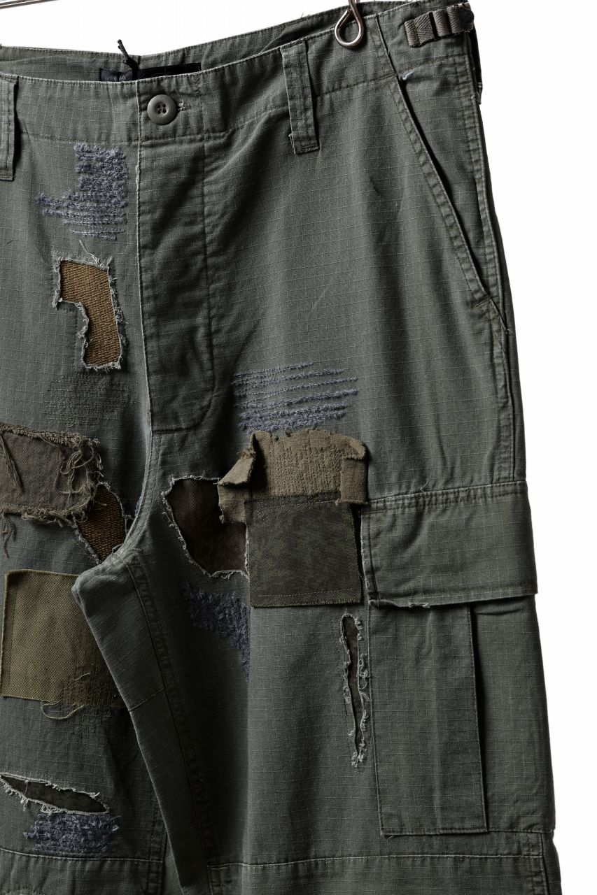 画像をギャラリービューアに読み込む, MASSIMO SABBADIN ARMY CARGO PANTS wt. FLAME DETAIL (ap)