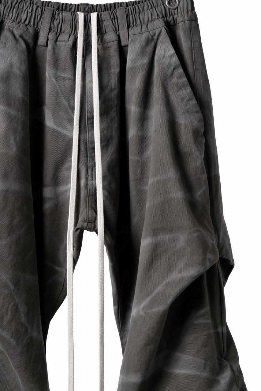 画像をギャラリービューアに読み込む, A.F ARTEFACT TUCK VOLUME BAGGY PANTS / VINTAGE DYED (KHAKI)