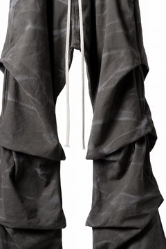 画像をギャラリービューアに読み込む, A.F ARTEFACT TUCK VOLUME BAGGY PANTS / VINTAGE DYED (KHAKI)