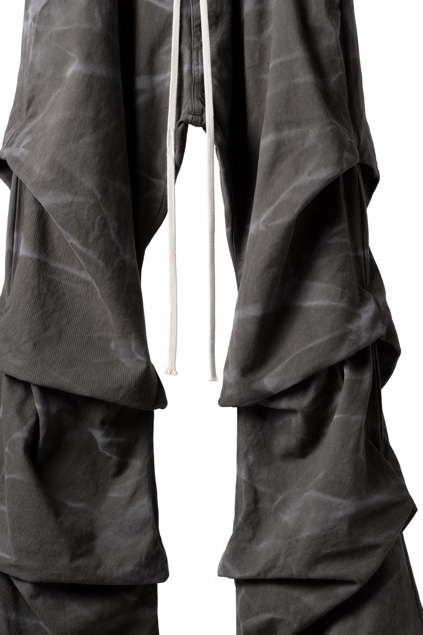 画像をギャラリービューアに読み込む, A.F ARTEFACT TUCK VOLUME BAGGY PANTS / VINTAGE DYED (KHAKI)