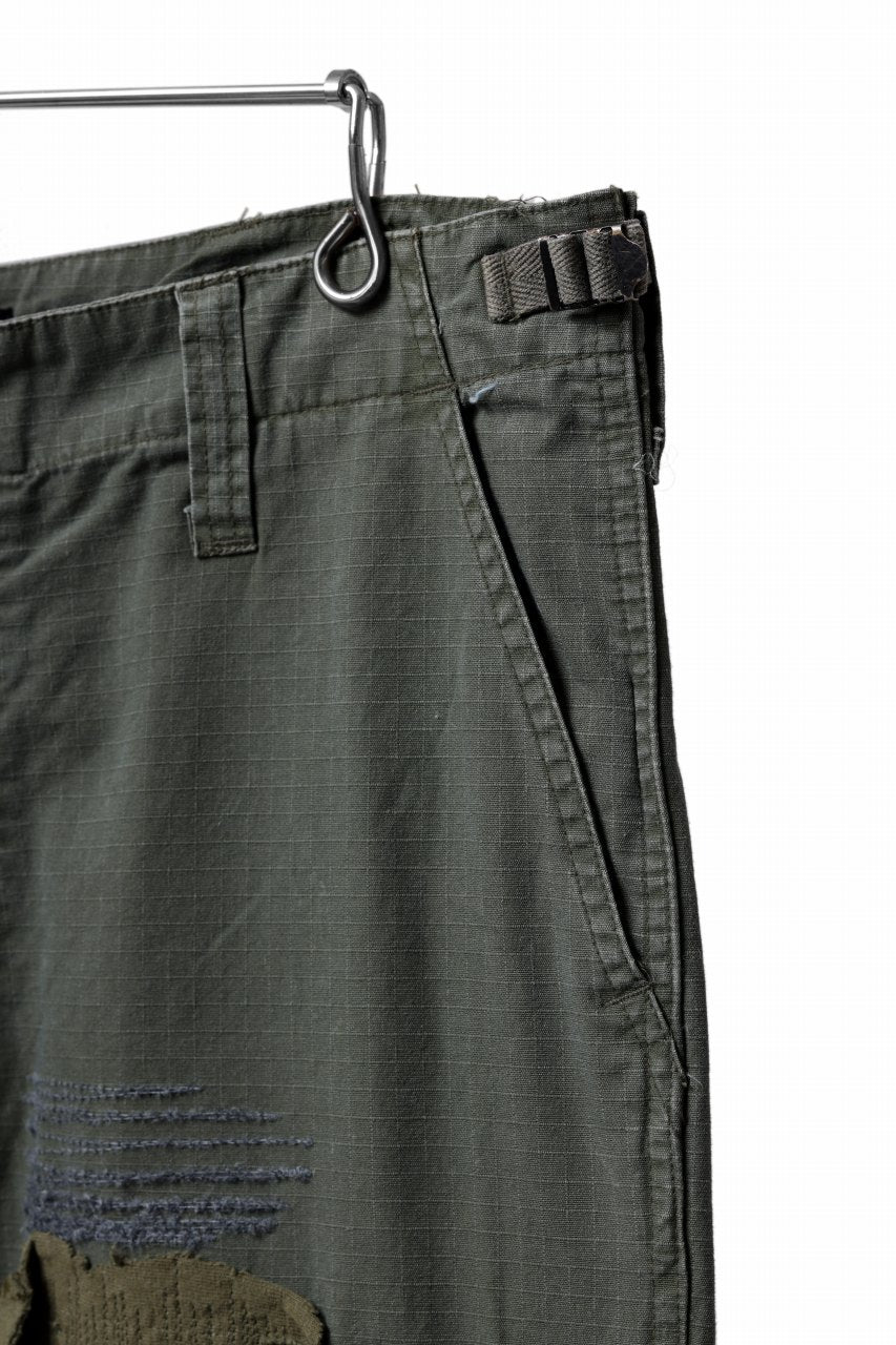画像をギャラリービューアに読み込む, MASSIMO SABBADIN ARMY CARGO PANTS wt. FLAME DETAIL (ap)